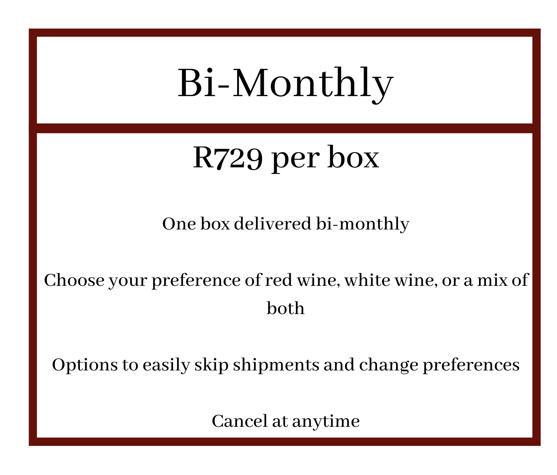 Appreciation bi-monthly subscription